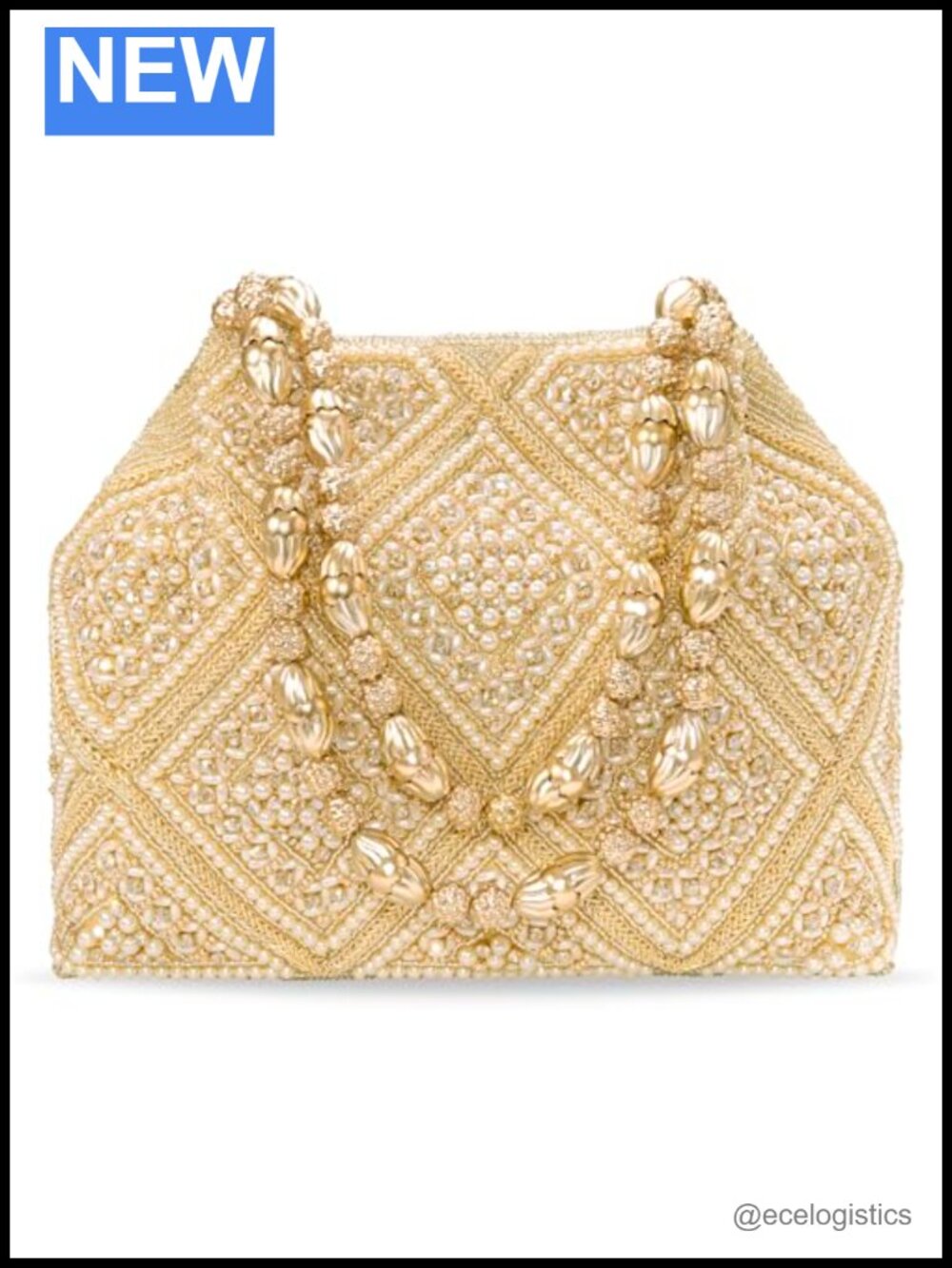 Embellished Evening Wristlet Purse Indian Hand Work Fabric Clutch